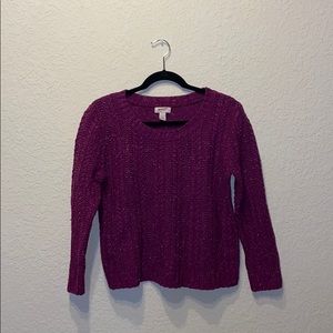 Thick, cropped sweater
